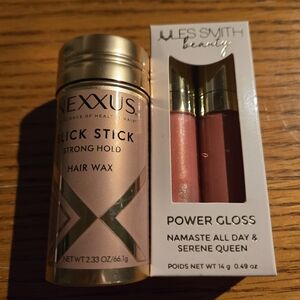 Jules Smith Power Gloss Duo - Serene Queen & Namaste All Day & Nexxus Hair Stick